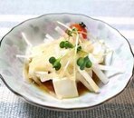 豆腐と大根のサラダ